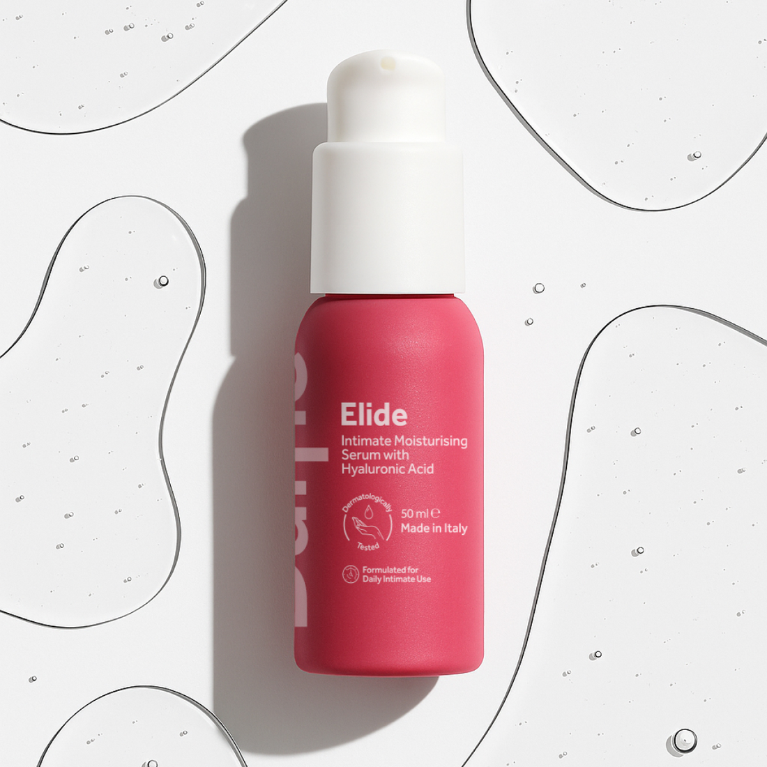 LONGEVITY KIT - Elide: siero idratante intimo con acido ialuronico per menopausa + Doride: lubrificante intimo naturale a base acqua