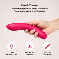 Vibratore multiuso + Lubrificante stimolante con Zenzero e Ginseng 50ml